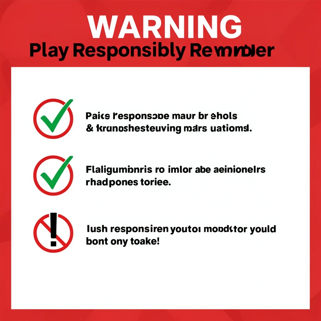 Play responsibly reminder